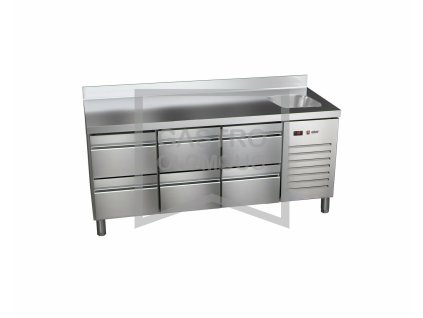 Stůl chladící ETP-7-180-06 HC S + dřez (Varianta Stůl chladící ETP-7-180-06 HC S + dřez)