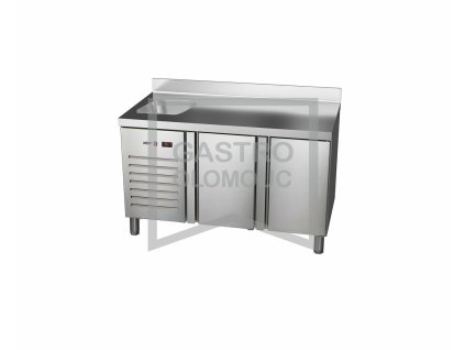 Stůl chladící ETP-7-135-20 HC agregát vlevo + dřez (Varianta Stůl chladící ETP-7-135-20 HC agregát vlevo + dřez)