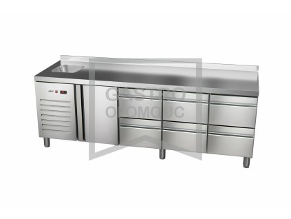 ETP-7-225-16 HC S GI agregát vlevo + dřez (Varianta ETP-7-225-16 HC S GI agregát vlevo + dřez)