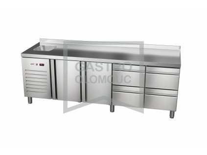 ETP-7-225-24 HC S GI agregát vlevo + dřez (Varianta ETP-7-225-24 HC S GI agregát vlevo + dřez)