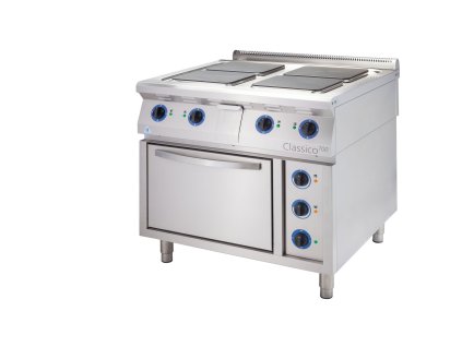 Alba E-C-4/700 Elektrický sporák - 4 plotýnkový Varianta: D - s dvířky (Varianta D - s dvířky)