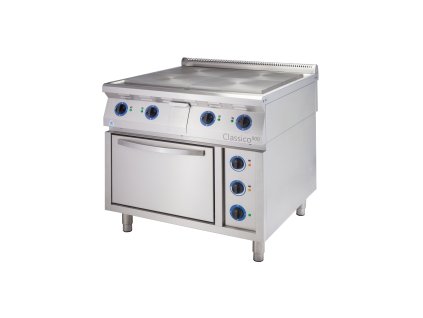 Alba E-C-FSPD-4/900 Elektrický sporák - 4 tálový Varianta: D - s dvířky (Varianta D - s dvířky)