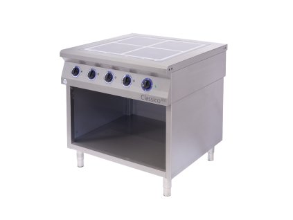 Alba E-C-TG IHB-4/900 Indukční sporák - 4 plotýnkový Varianta: F - s volným prostorem (Varianta F - s volným prostorem)