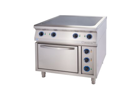 Alba E-C-TG RHB-4/700 Sklokeramický sporák - 4 plotýnkový Varianta: D - s dvířky (Varianta D - s dvířky)