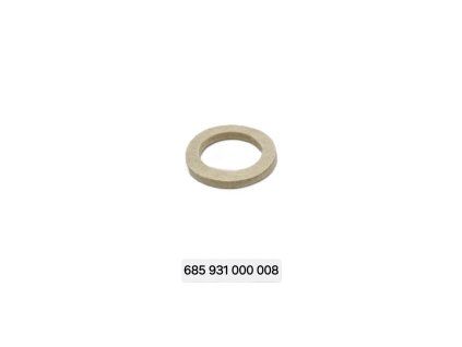 2977 krouzek plsteny bily