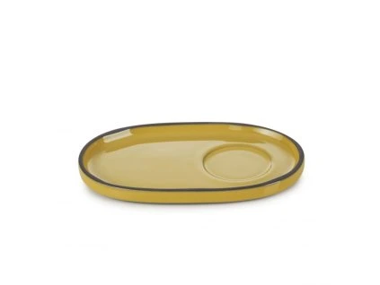 Podšálek 13,5×8,3 cm - tumeric