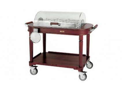 VOZÍKY SERVÍROVACÍ S PRŮHLEDNÝM OTOČNÝM KRYTEM (Varianta VOZÍK SERVÍROVACÍ S PRŮHLEDNÝM OTOČNÝM KRYTEM)