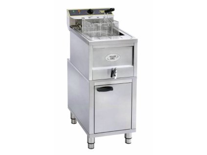 FRITÉZY VÝKONNÉ ELEKTRICKÉ RF a RFE (Varianta FRITÉZA VÝKONNÁ ELEKTRICKÁ RFE 8 D MONO - objem 2x 8 l  - S VÝPUSTNÝM VENTILEM)