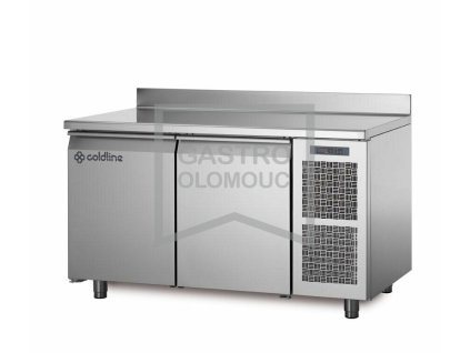 Chladící stůl TA13/1M s deskou a zadním lemem (Varianta Chladící stůl TA13/1M s deskou a zadním lemem)