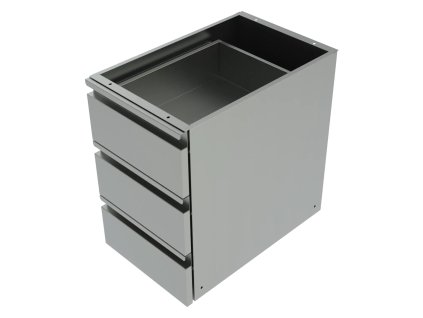 Zásuvkový blok pro stůl pracovní - 3x zásuvka | REDFOX - ZB
