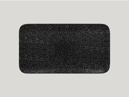 Talíř obdélníkový 38 x 21 cm - černá