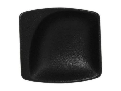 Talíř malý čtvercový 8 cm - černá