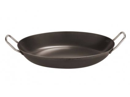 PÁNVE ČERNÁ OCEL PAELLA - 2 DRŽADLA (Varianta PÁNEV PAELLA - 2 DRŽADLA - ČERNÁ OCEL, průměr 34 cm)