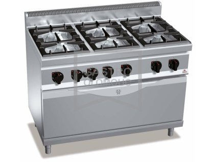 Sporák s troubou Bertos G7F6P+T (Varianta Sporák s troubou Bertos G7F6P+T)