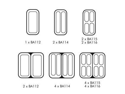 KOŠ NA TĚSTOVINY 1/1 PRO PB33 a PB66