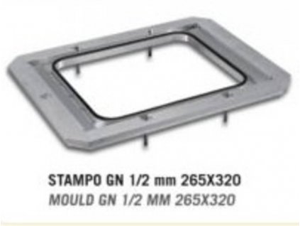 FORMA STAMPO GN 1/2 265/320 mm, JEDEN OTVOR - VG 600/800 LCD