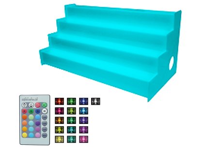 Podsvícené LED schody