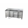 Stůl chladící ETP-7-180-14 HC S GI agregát vlevo + dřez (Varianta Stůl chladící ETP-7-180-14 HC S GI agregát vlevo + dřez)