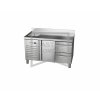 Stůl chladící ETP-7-135-12 HC S GI agregát vlevo + dřez (Varianta Stůl chladící ETP-7-135-12 HC S GI agregát vlevo + dřez)