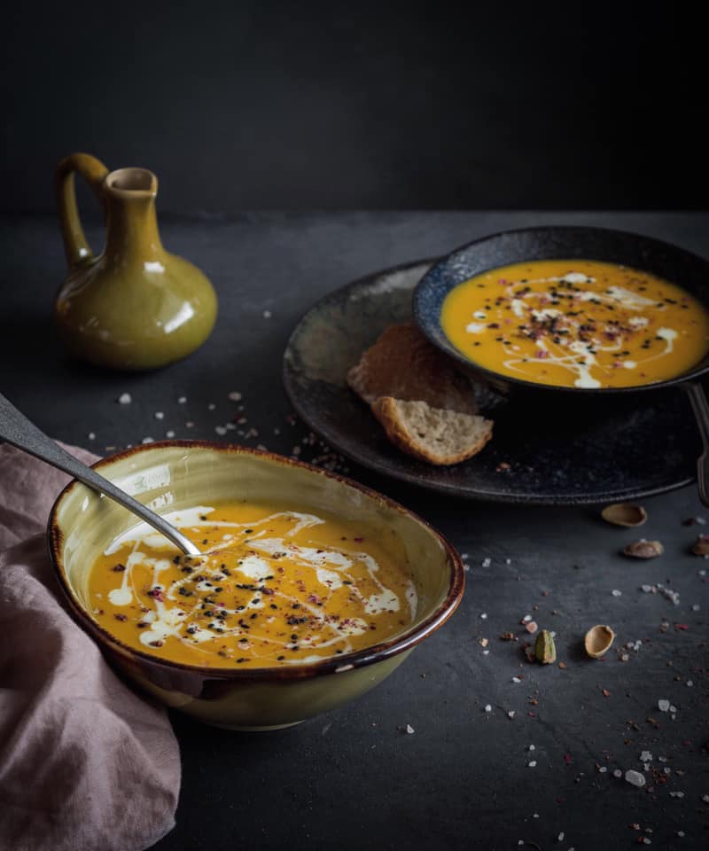 RECEPT: Batátovo-mrkvová polévka