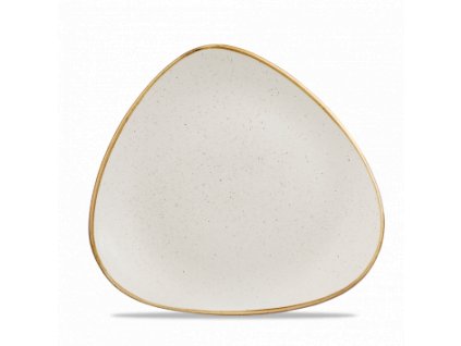 CHURCHILL Stonecast - Barley white 22,9 cm Talíř trojúhelníkový