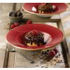 STONECAST BERRY RED WIDE RIM BOWL CHOCOLATE DESSERT LIMA V2