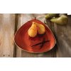 STONECAST SPICED ORANGE TRIANGLE PLATE POACHED PEARS EXTENDED