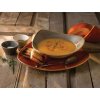 STONECAST SPICED ORANGE & PEPPERCORN GREY SOUP LOTUS BOWL