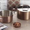 century trimetal low casserole with lid 3