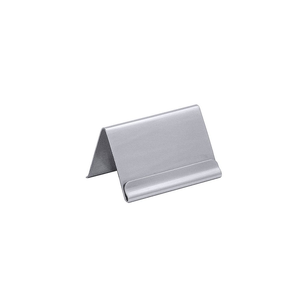 Stojan ohnutý na jídelní listek, nerezová ocel 59x25 mm | CONTACTO, 303/035