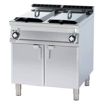 Fritéza elektrická dvojitá 0,92 kW/l, 13+13 l s podestavbou 400 V | RM - F2/13-78ET