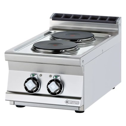 Sporák elektrický 2x plotýnka bez podestavby 400 V | RM - PCT-74ET