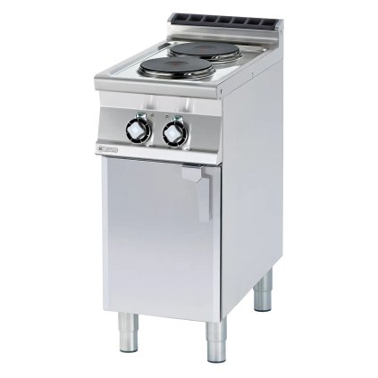 Sporák elektrický 2x plotýnka s podestavbou 400 V | RM - PC-74ET