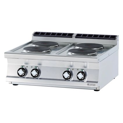 Sporák elektrický 4x plotýnka bez podestavby 400 V | RM - PCT-78ET