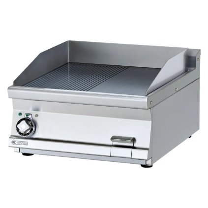 Grilovací deska 59x52 elektrická chromovaná kombinovaná bez podestavby 400 V | RM - FTLRT-76ETS
