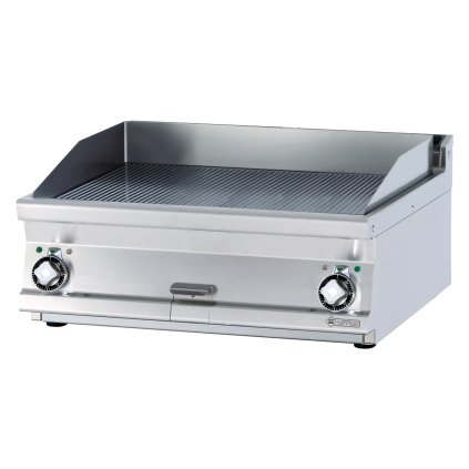 Grilovací deska 79x52 elektrická rýhovaná bez podestavby 400 V | RM - FTRT-78ET