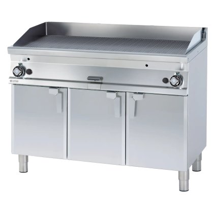 Grilovací deska 116x51 plynová rýhovaná s podestavbou | RM - FTR-712G