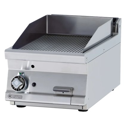 Grilovací deska 36x51 plynová chromovaná rýhovaná bez podestavby | RM - FTRT-74GS