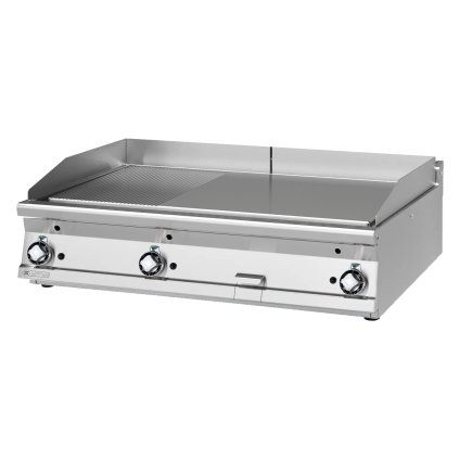 Grilovací deska kombinovaná chromovaná | RM - FTLRT-912GS