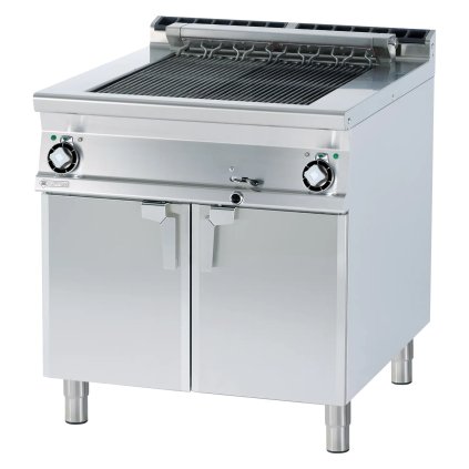 Vodní gril kontaktní elektrický dvojitý 2x 38x66 s podestavbou 400 V | RM - CWK-98ET