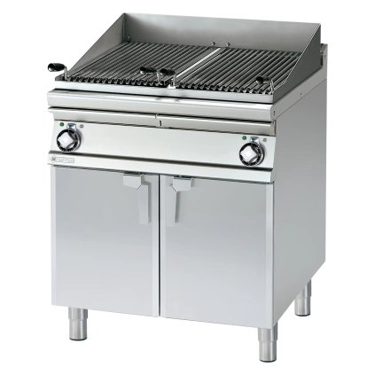 Vodní gril elektrický ohřev nepřímý dvojitý 2x 38x66 s podestavbou 400 V | RM - CW-98ET