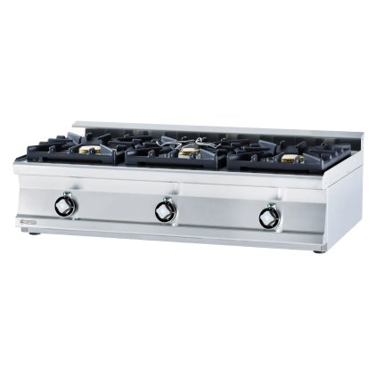 Sporák čínský plynový 3x hořák bez podestavby | RM - PC3T-612G