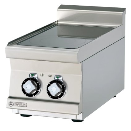 Sporák sklokeramický elektrický 2x plotýnka bez podestavby 400 V | RM - PCCT-63ET