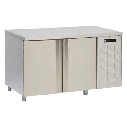 Stůl chladicí elektrický GN1/1, 2 dveře, bez lemu nerez 230V | RM - SCH 2D DH