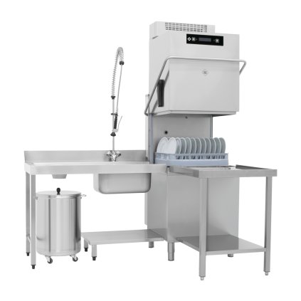 Myčka průběžná dvouplášťová rekuperace 50x60 - 400 V | RM - TT 162 REC ABT