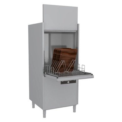 Myčka na černé nádobí dvouplášťová s odpadovým čerpadlem a rekuperací 70x70 - 400 V | RM - S 202 REC ABT