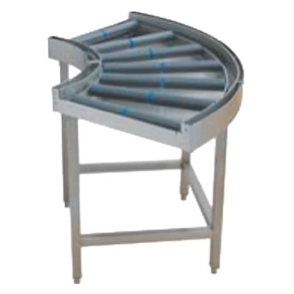 Stůl 90° válečkový vstupní nebo výstupní 110x110 cm | RM - CTS 168