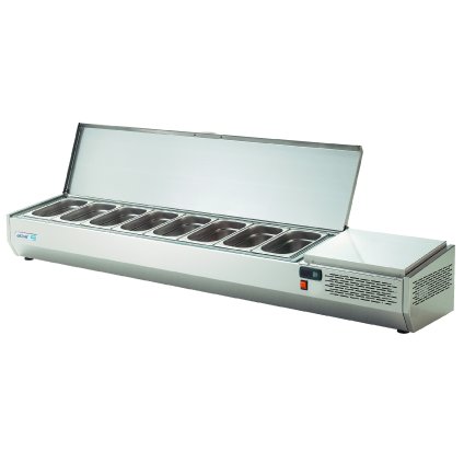 Chladicí nadstavba 8x GN1/4, 1792x336x290 mm | ASBER, GVL-180