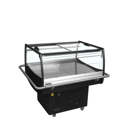 Chladicí vitrína samoobslužná, černá | TEFCOLD, PDC90SL-2