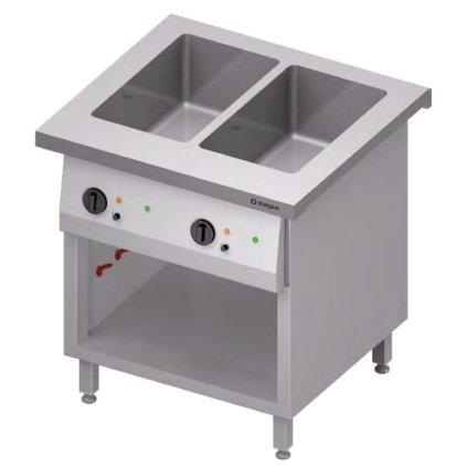 Vodní lázeň dvoukomorová 2x GN 1/1, 1,6 kW, 799x750x880 mm | STALGAST, ST215081